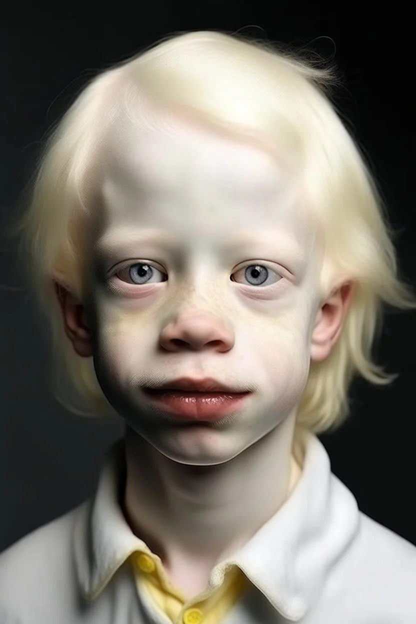 make a albino kid with