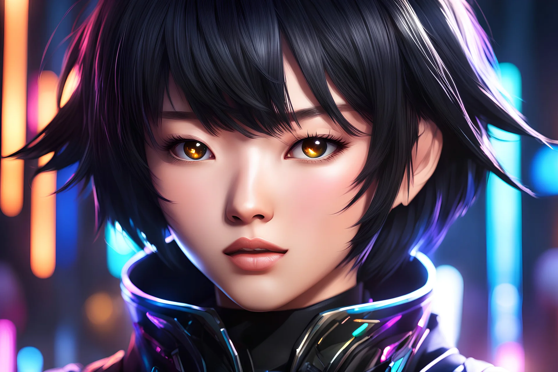 Hot Asian mouth cover, in 8k solo leveling shadow artstyle, skil costum, short black hair, dynamic pose, oshare kei, hurufiyya, rtx , neon lights, intricate details, highly detailed, high details, detailed portrait, masterpiece,ultra detailed, ultra quality