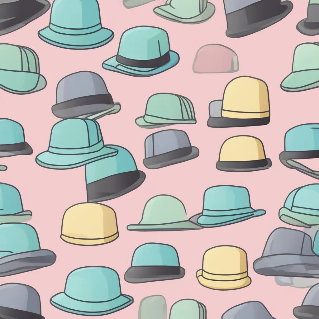 Engineer hat emoji, pastel colors