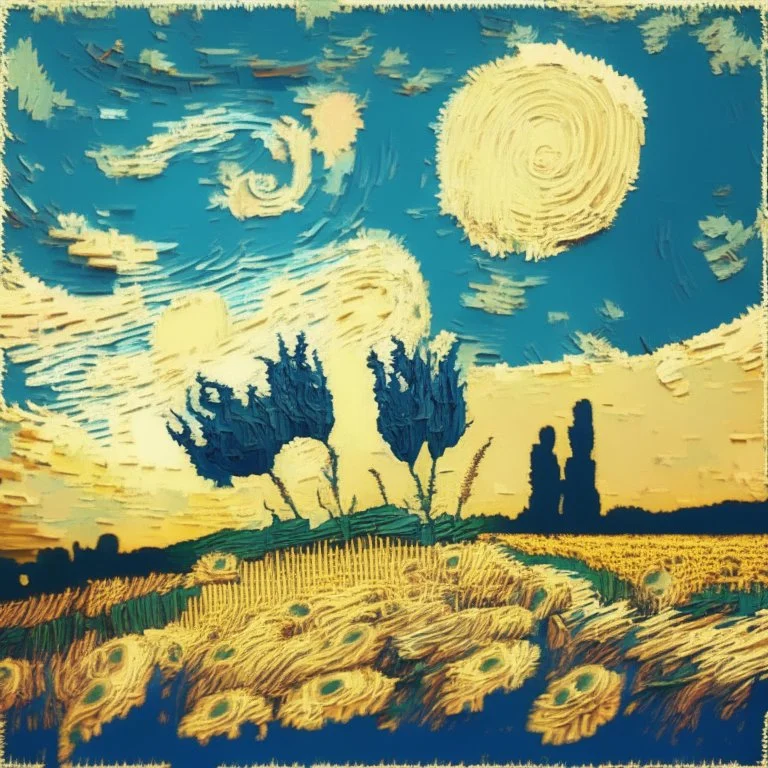 wane of summer van gogh style