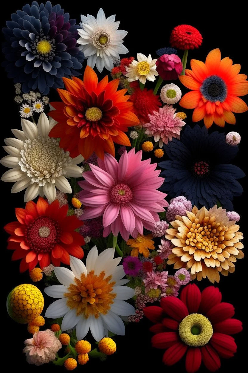 Generate an image of beautiful flowers