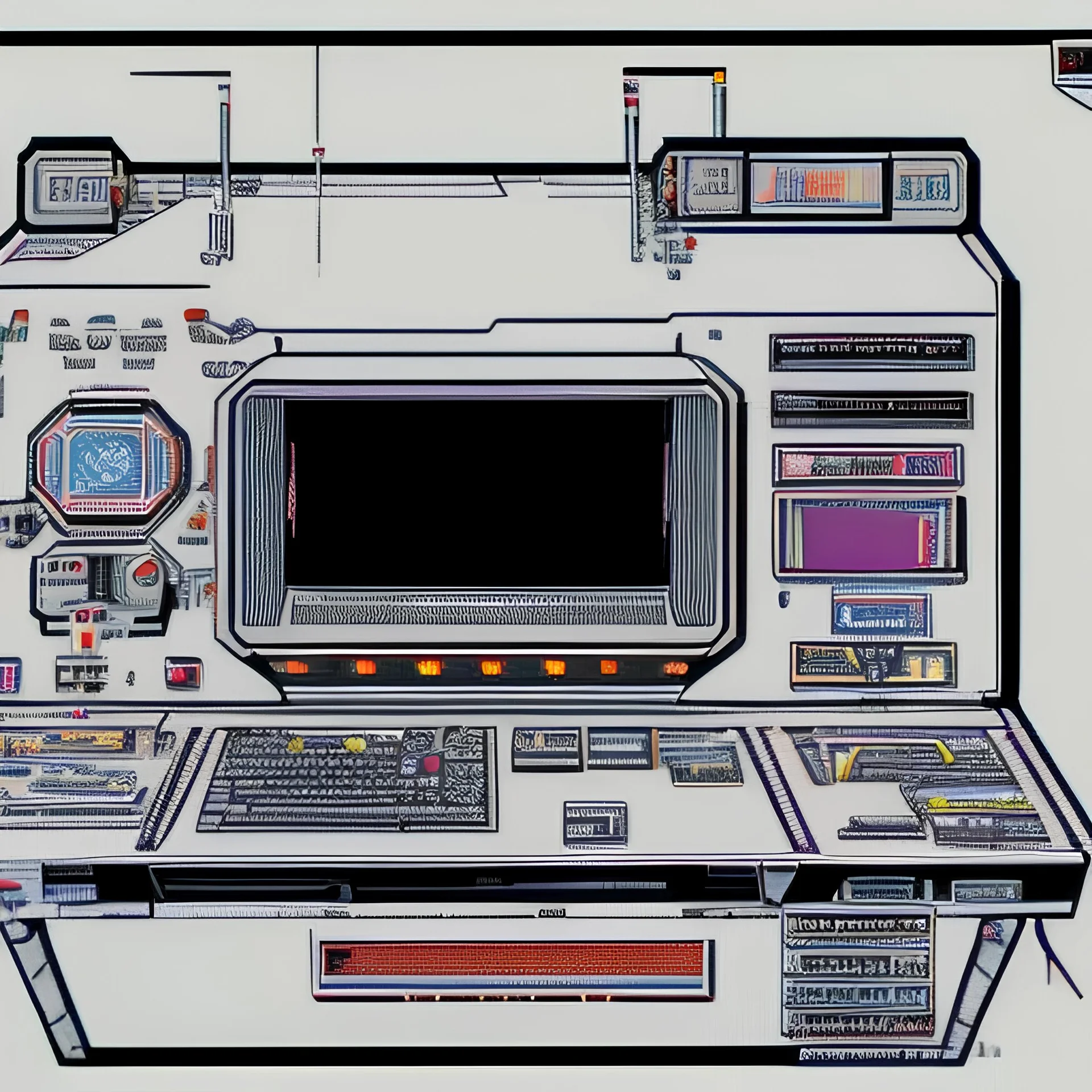 information warfare 1980s personal computer with joysticks