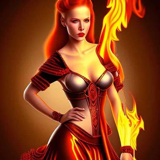 A fair hot wench in flame-colored taffeta