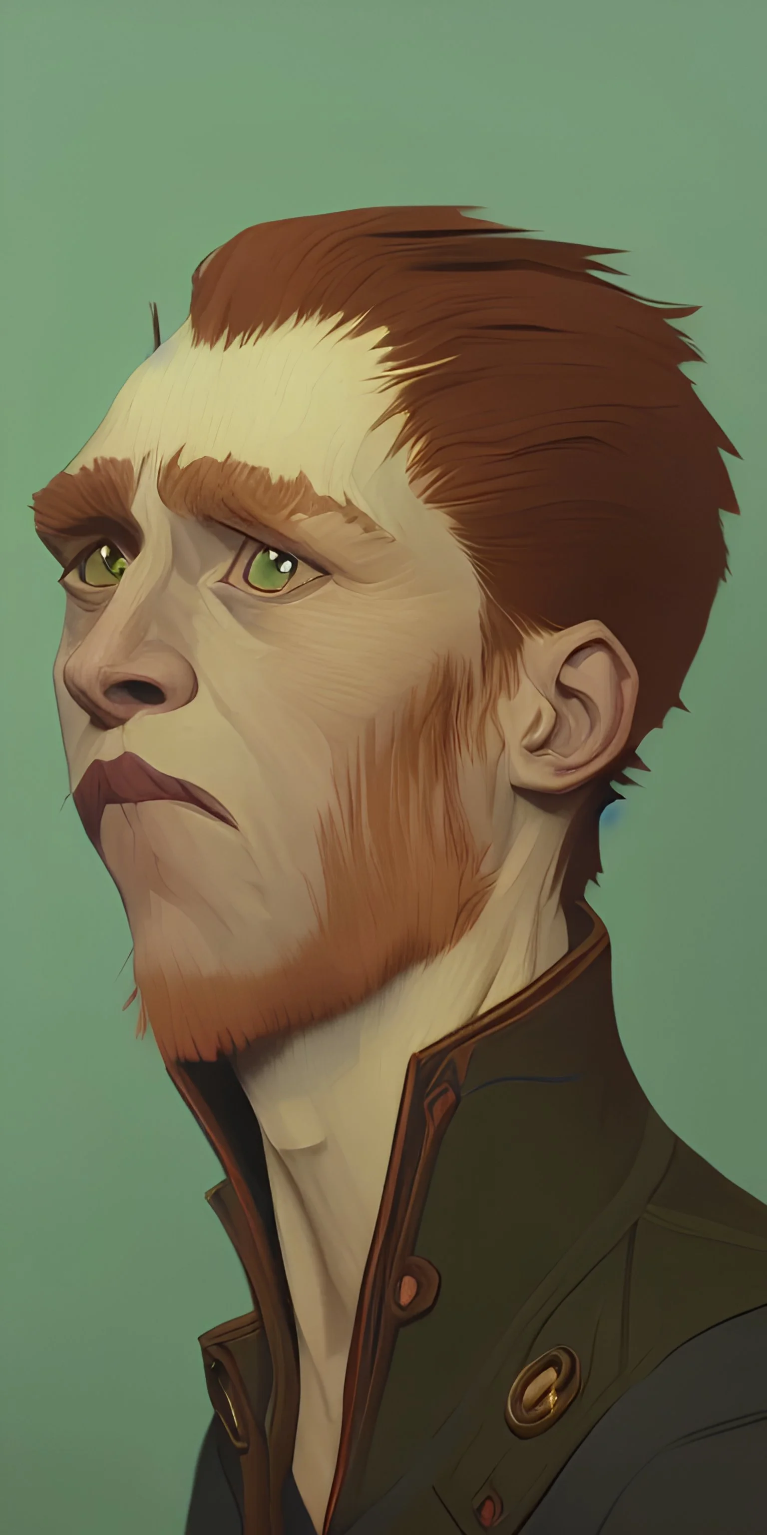 Retrato de um gato por Van Gogh