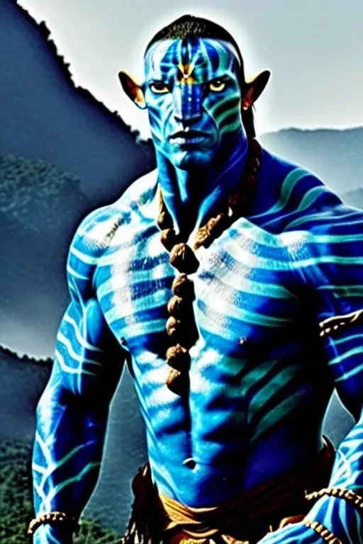 Avatar the way of water starring Dwayne the Rock Johnson