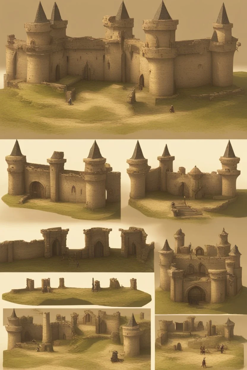 fantasy medieval fighting arena