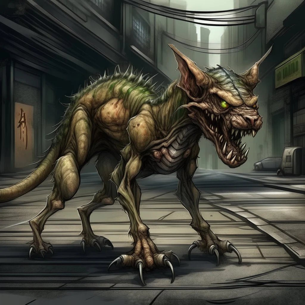 mutated street animal