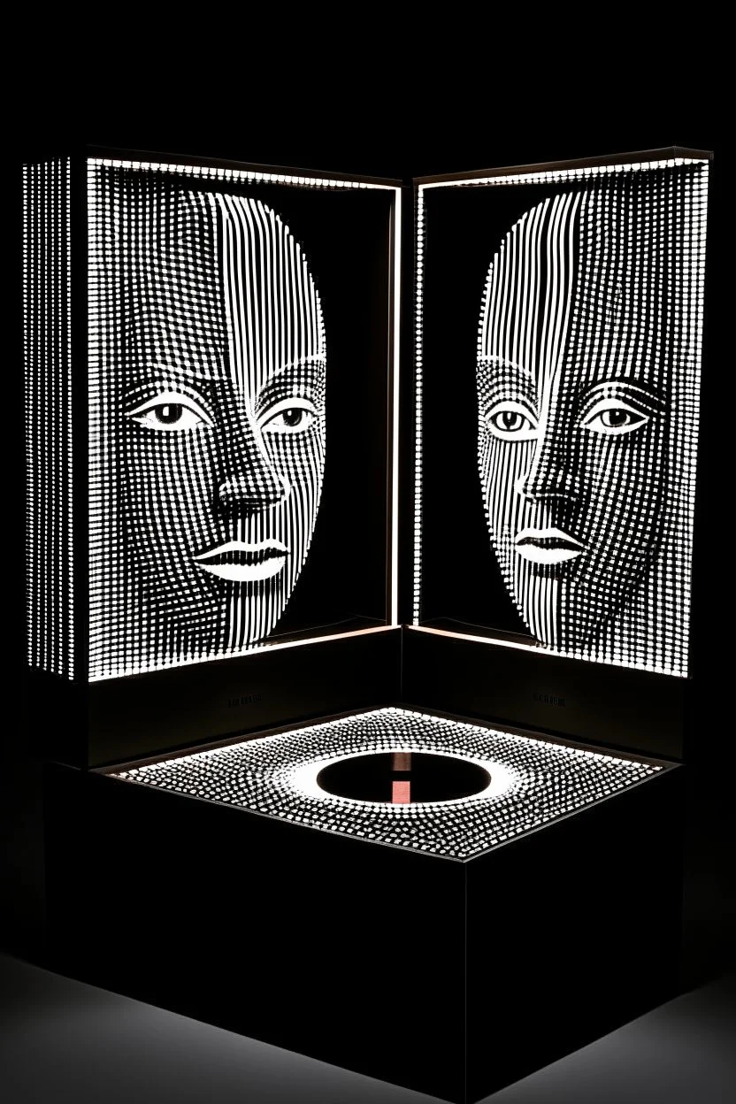 the empathy box resembles the mood organ, in that they’re both tools designed to build group conformity by playing on the idea of individual human emotion; optical art; digital art; post-internet art; Marina Apollonio