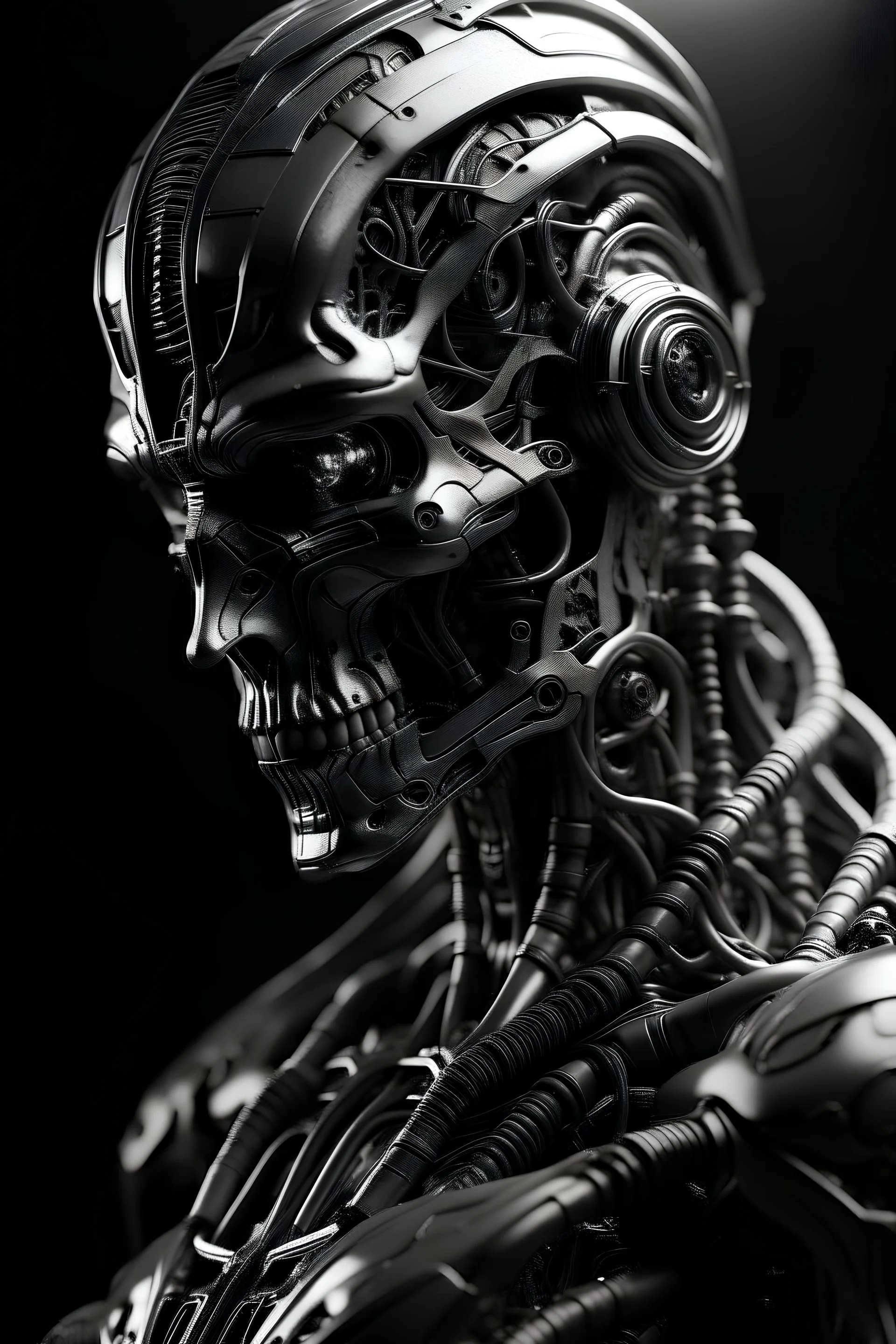 minator , with photo realistic concept art no background, black and white still, digital Art, perfect composition, beautiful detailed intricate insanely detailed octane render trending on artstation, 8 k artistic photography, photorealistic concept art, soft natural volumetric cinematic perfect light, chiaroscuro, award - winning photograph, masterpiece, oil on canvas, raphael, caravaggio, greg rutkowski, beeple, beksinski, black and white still, digital Art, perfect compositio