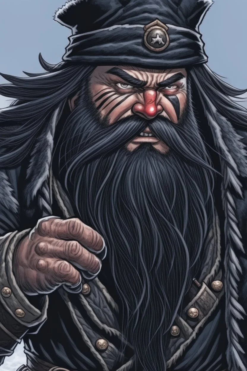 blackbeard with cold and fever fighting crypto