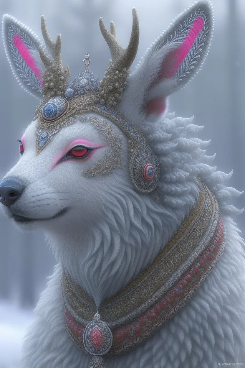 Frozen animal , 3d 4k octane render, lifelike, photorealistic, artstation, illustration, smooth, sharp focus, ornate, intricate, complex, highly detailed, digital painting, smooth, art by tom bagshaw, akihiko yosh