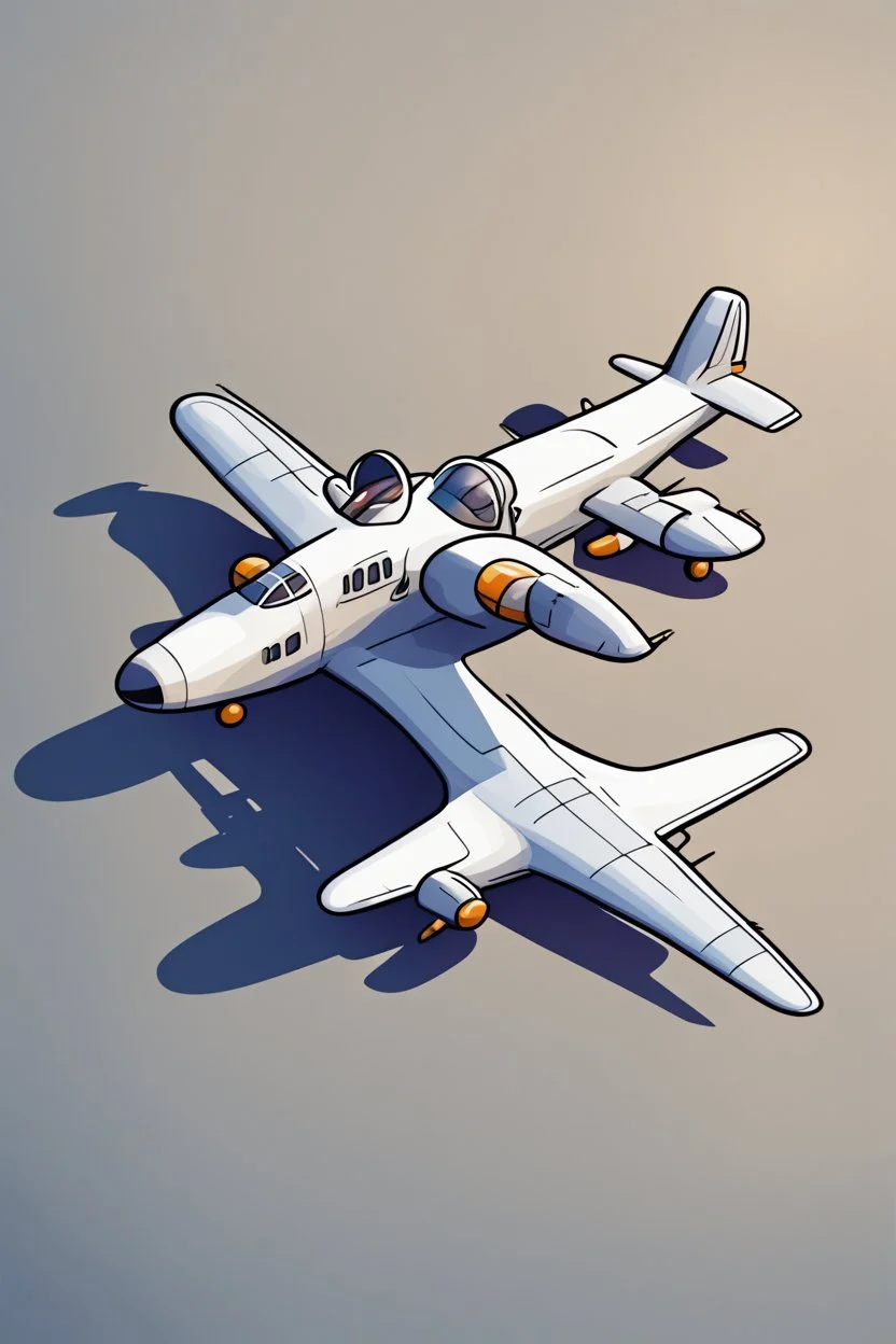 background, cartoon, top down plane