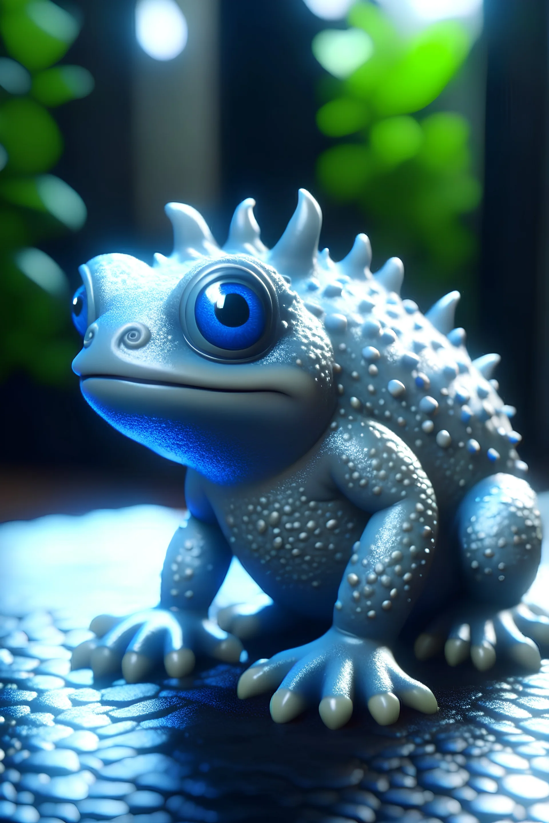 Moonstone creature ,3d 4k octane render, smooth, sharp focus, highly detailed, unreal engine 5,