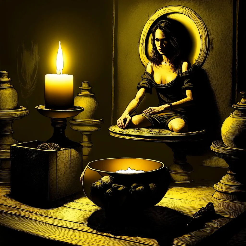 refine and improve this image, bleak dark vibe, drab washed out natural colors.