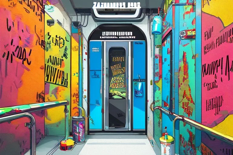 ˂https://soundcloud.com/b-mannen˃ Write the text: "KEBAB BROTHERS" :: "KEBAB BROTHERS" :: Graffiti text, in subway with a happy gangsta Jesus holding a spray can painting the text in graffiti style: "KEBAB BROTHERS" cartoon