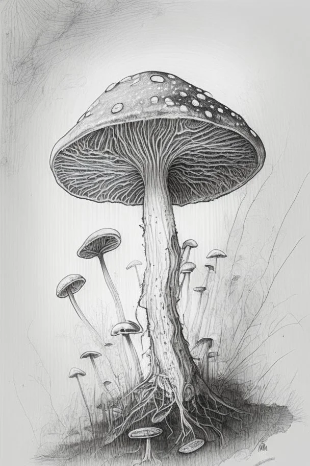 Mushroom sketch