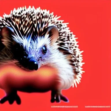 hedgehog, cute, brown body, humanoid body, arms, legs, cute face, cartoon, soviet cartoon, standing straight, belly, standing up, standing on back legs,