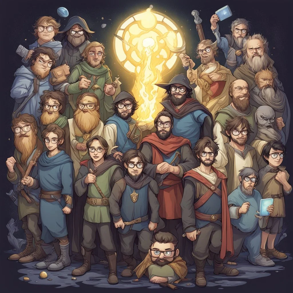 Fellowship of the geeks and nerds (no text)