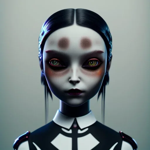 wednesday addams, hyper detail, octane render, unreal engine 5, 8k resolation