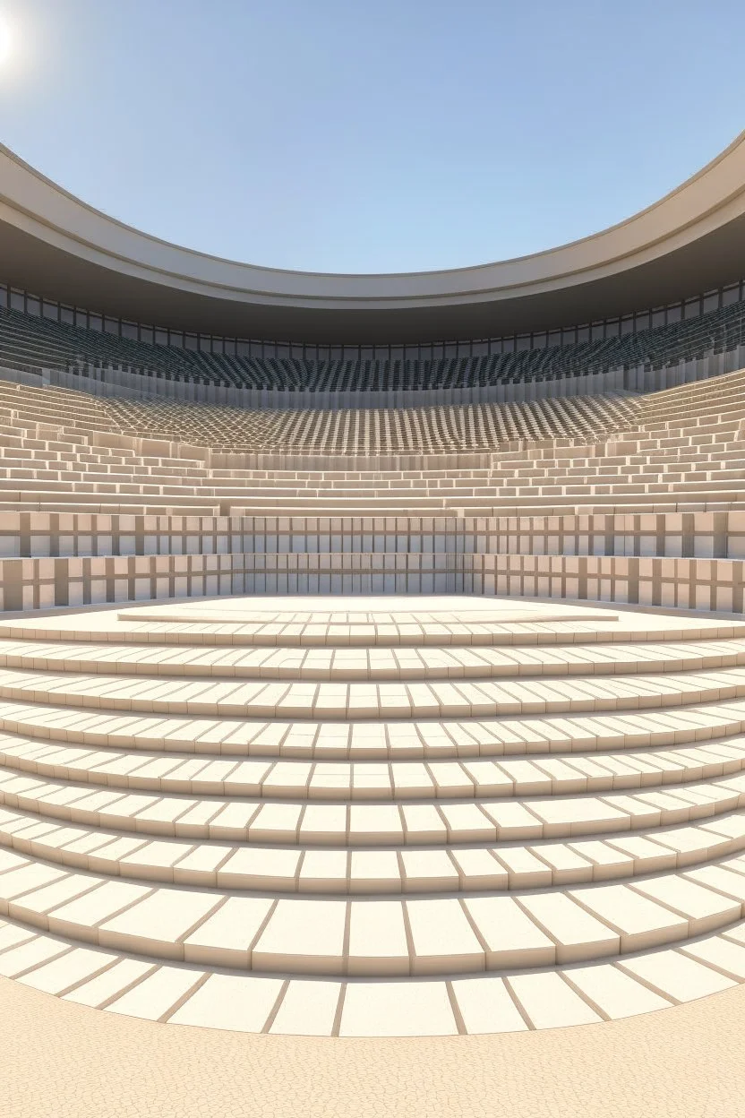 3 D-shot amphitheater and stage