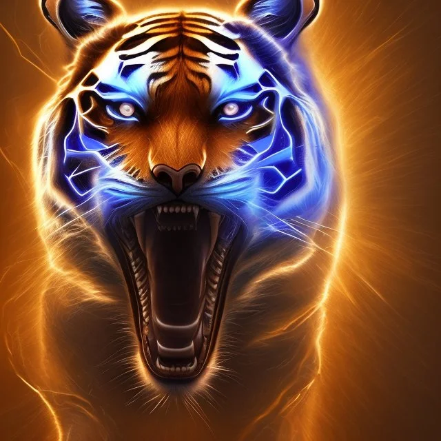 cyber tiger in 3d