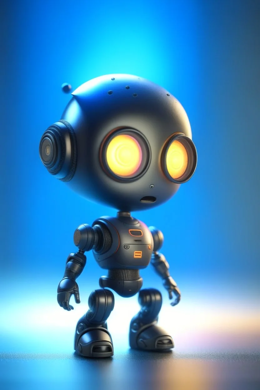 adorable cute chat robot with mouth piece, with short punk hair and real human eyes, its such a perfect day, motion blur, smoke, 8k, downlight, soft light, depth of field, photorealism, trending on art station, lotsa detail