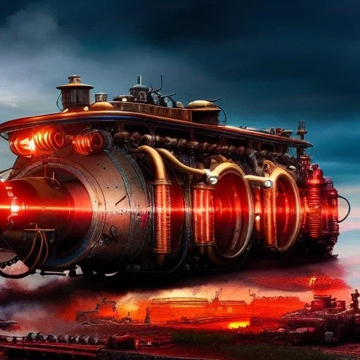 fullbody Drawing of 'sketch of steampunk Vehicles as in the movie mortal engines(2018)',intricate detail,andrea bonelli,Kilian Eng,Ohrai,evan lee,Aleksandr Sidelnikov,KyuYong Eom,three quarters frontal aerial view,toned colors,32k