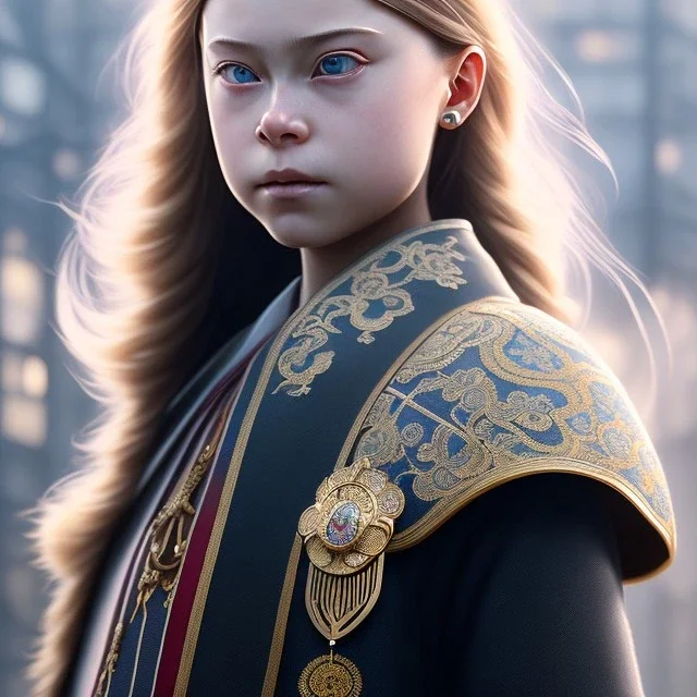  Greta Thunberg Detailed sad anime Kunoichi upset man, intricate details, full body portrait, keep head in frame, slight, black Japanese motif, concept art, highly detailed, digital painting, concept art, sharp focus, illustration, art by Yoji Shinkawa, WLOP and greg rutkowski and alphonse mucha and artgerm and yanjun Chen and Junji ito and Makoto Shinkai, HDR, octane render