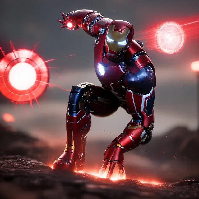 venom iron man with red glowing lights fighting venom captain america in massive battle