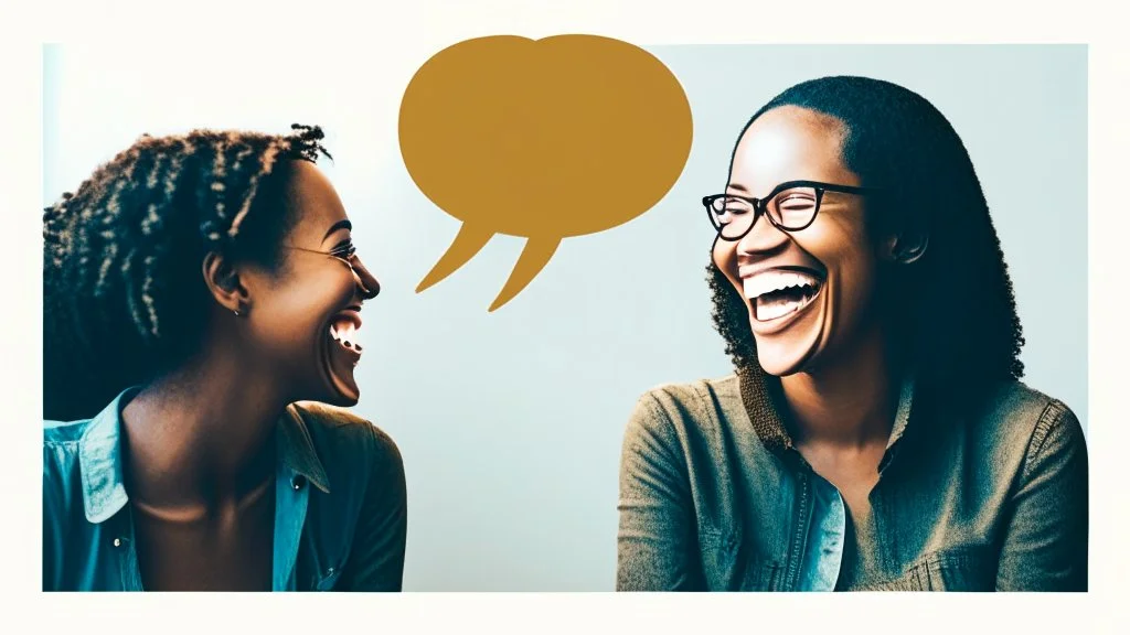 The image for the article could depict two individuals engaged in friendly conversation, wearing expressive smiles on their faces. This image symbolizes effective communication and trust-building in personal relationships, as the individuals appear to be enjoying the dialogue and positive interaction with each other.