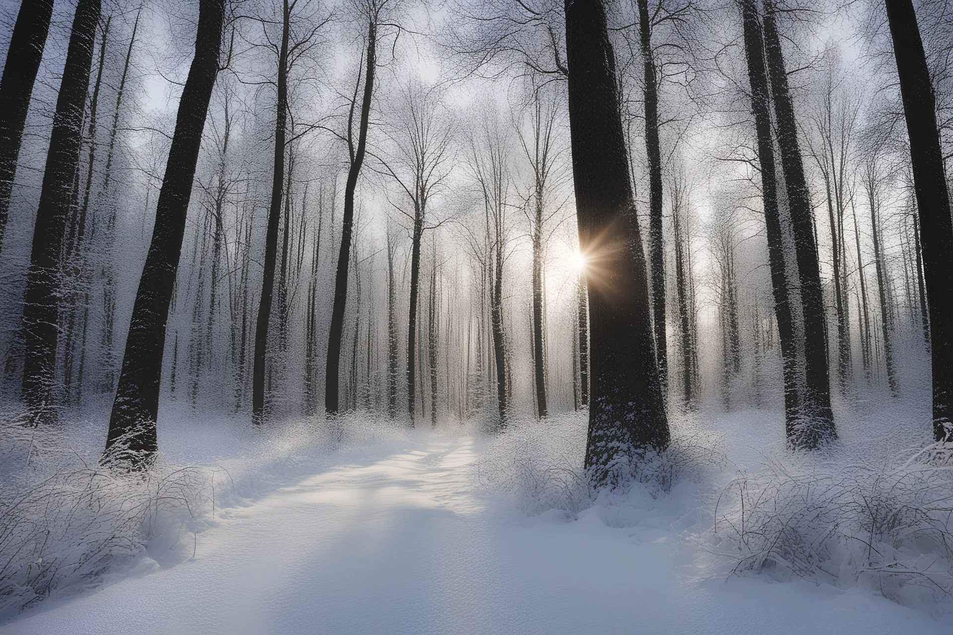 Winter Forest Snow