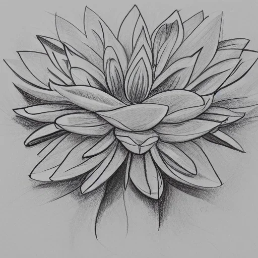 drawing lotus