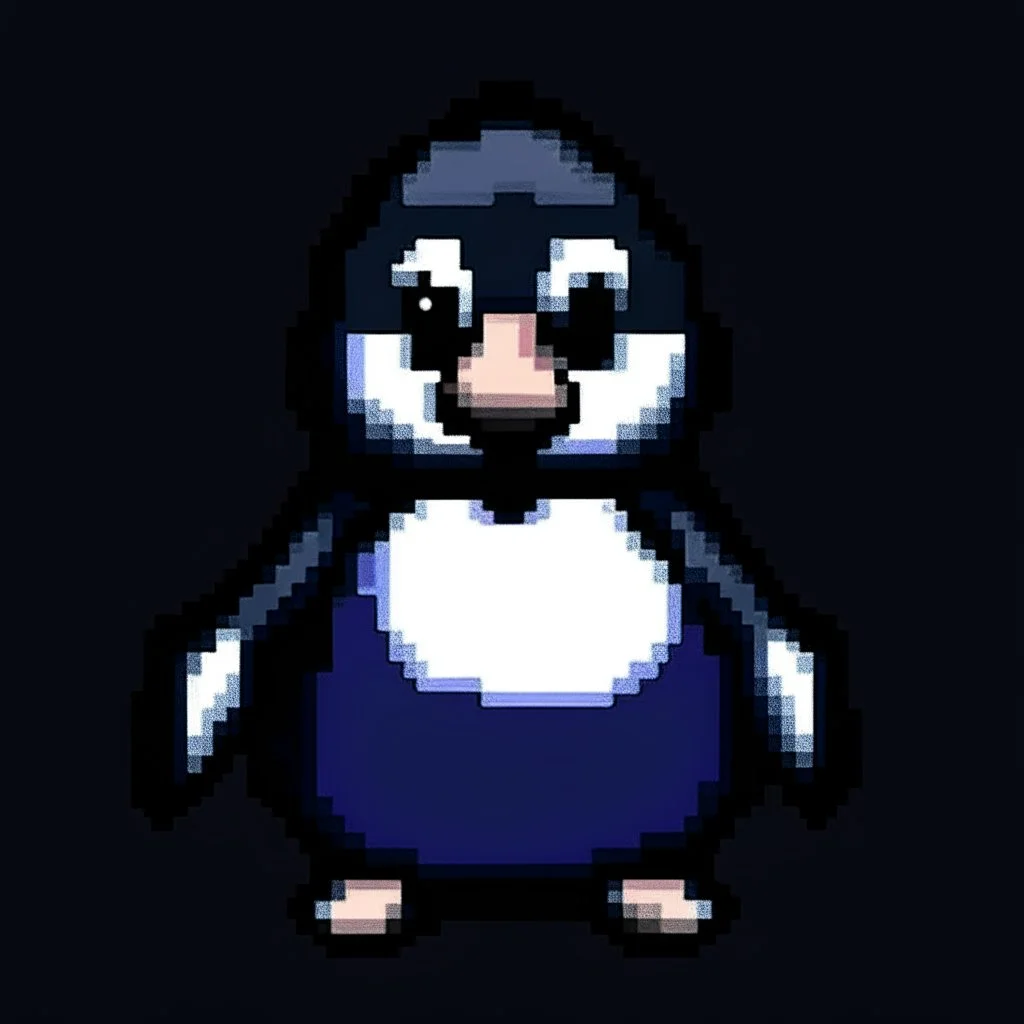 Small penguin 64x 64 pixels