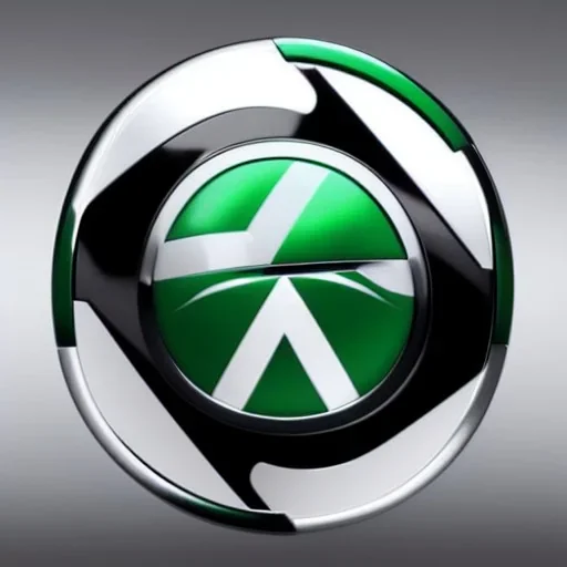 skoda car brand logo futuristic badge