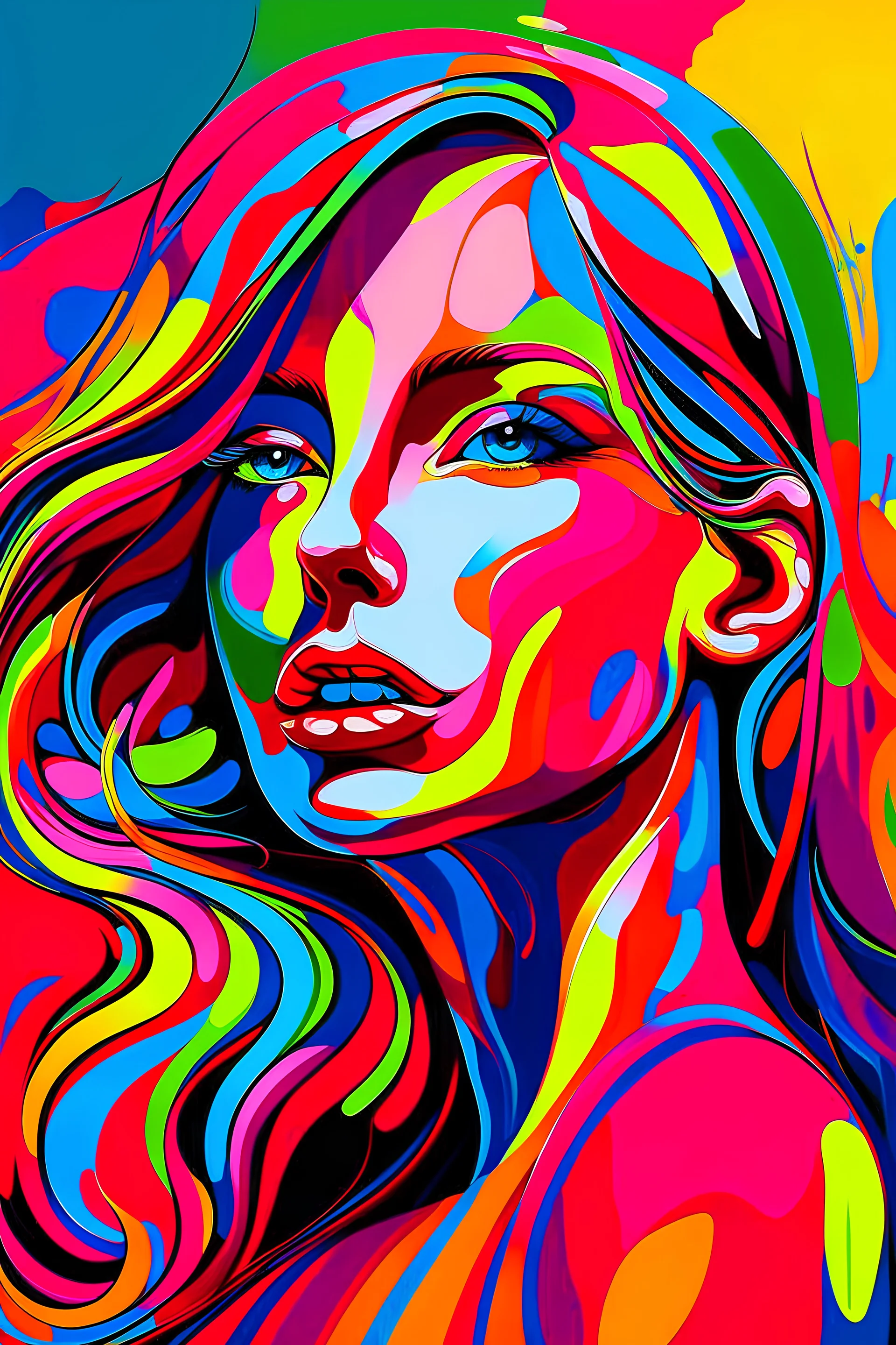 art with clashing colors