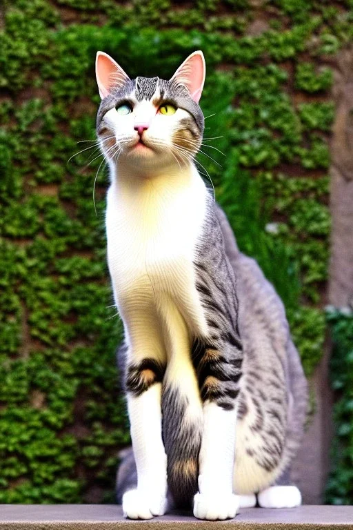  cat is dressed like Julius Caesar, wearing laurel wreath on the head, street, Rome, perfect iris, model style, hyper realistic, extremely accurate, delicate, extremely detailed, wide-angle, open aperture, superfine pencil