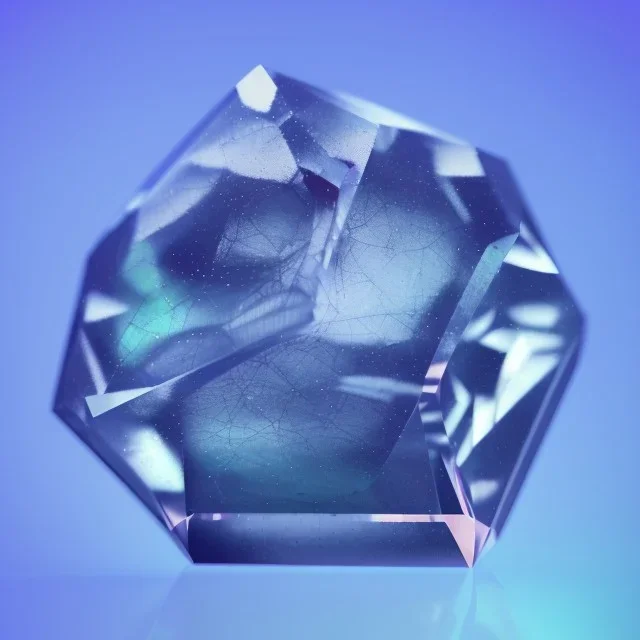 transparent crystal rose, crystallized,Holographic Simulation,elemental overflowing,raw sapphire with labradorite impurity, iridescent prismatic refraction, product studio shot, cinema lighting, cinema 4d, octane render, 3d render, incrate detailed,fantasy art, photo realistic, shinening light,moonstone crystal bird, iresendent, shine, epic