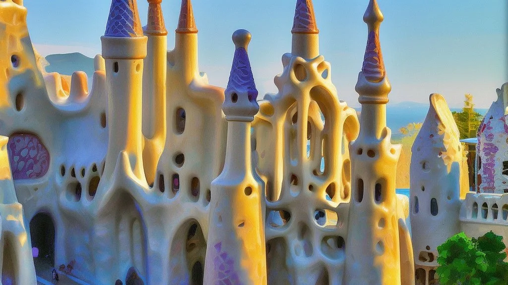 Ice cream castles in the summertime; Antoni Gaudí