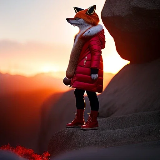 mdjrny-v4 style, cute asain girl wearing a fox hat by greg rutkowski and Guwiez, depth of field, cinematic lighting, 8k uhd, redshift render