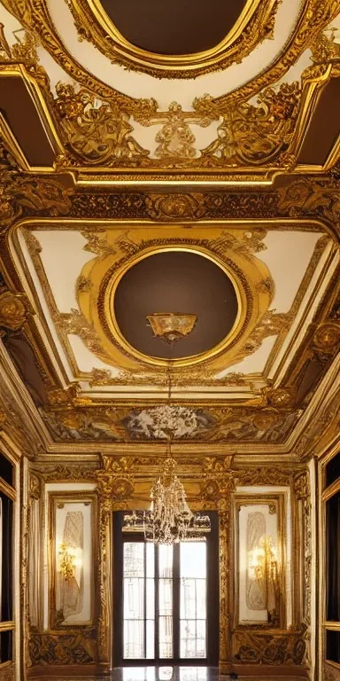 An interior baroque design