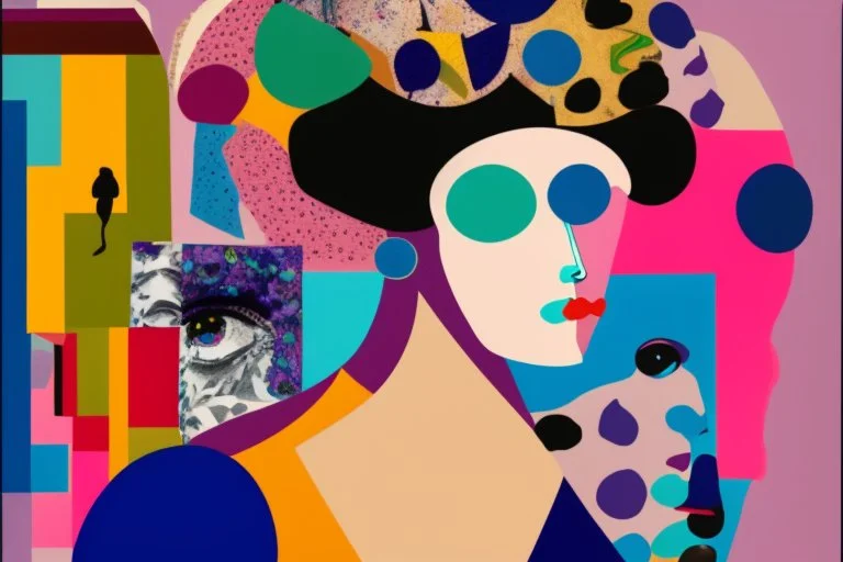 beauty queen in the style of Eileen Agar