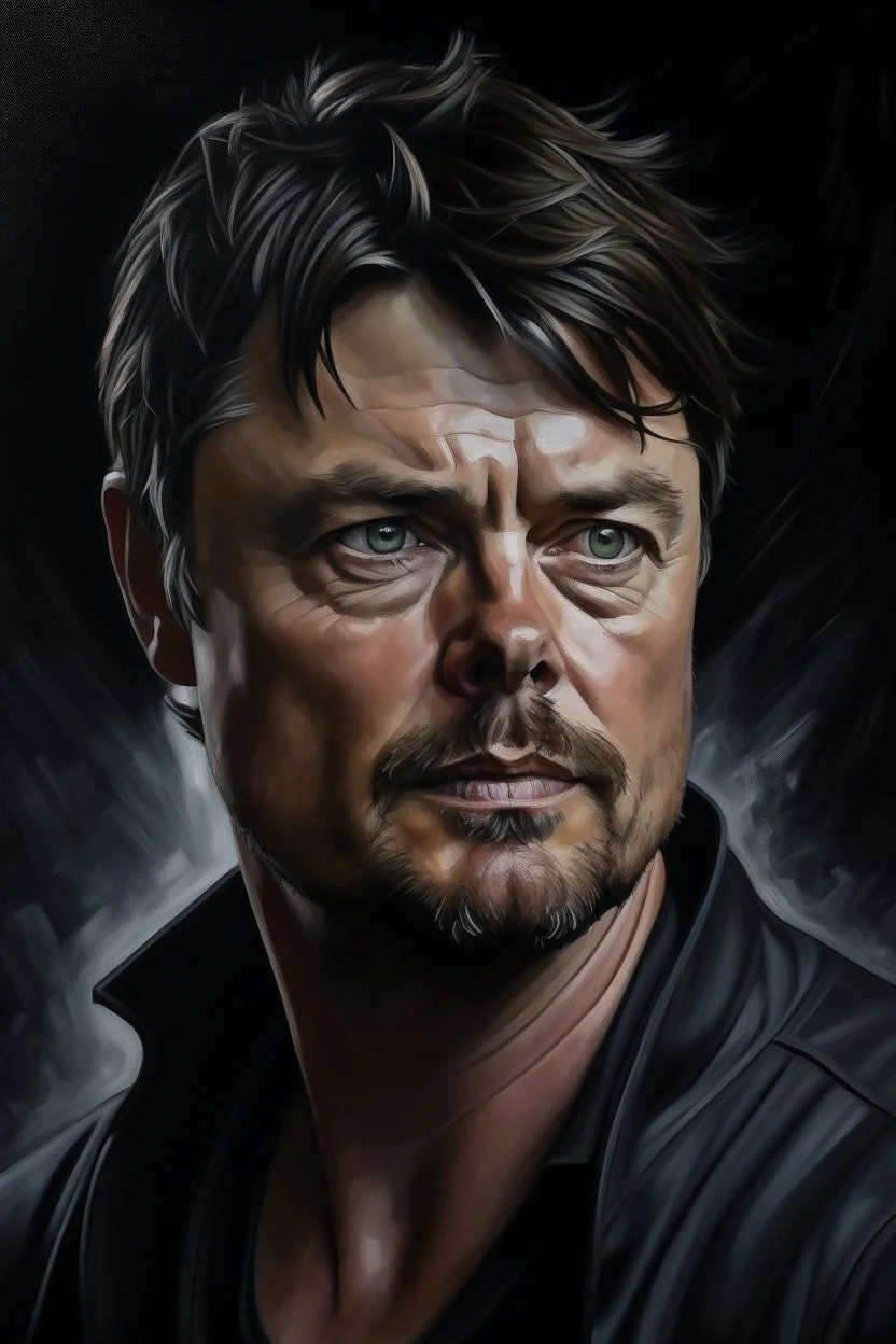 Portrait of Karl Urban, from The Boys