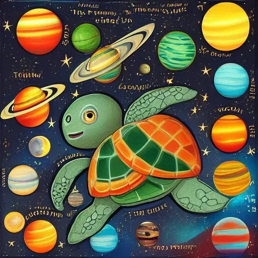 The Turtle and the Eight Planets