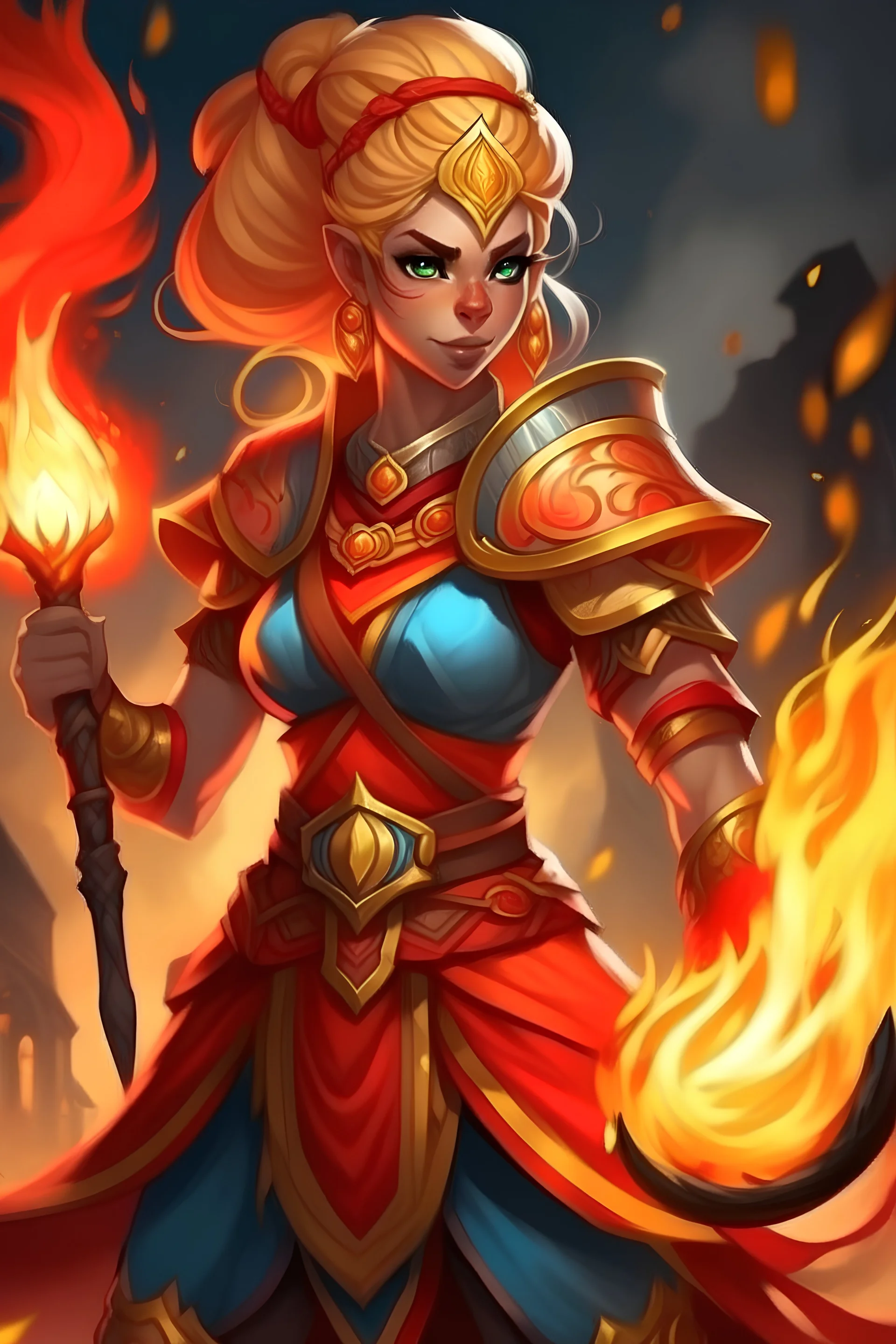 Brittany the Princess of fire genasi