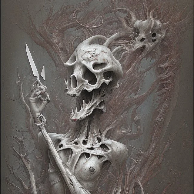 silent hill a knife by james jean