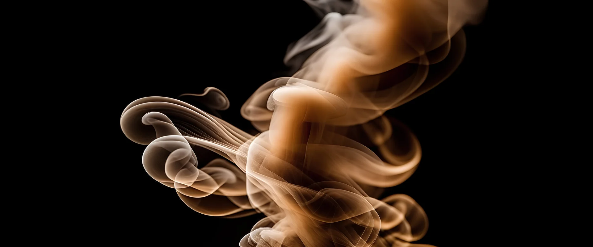 Abstract background of brown smoke