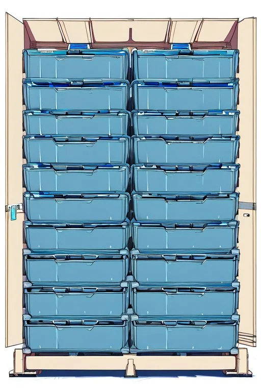 modular medical production box erecting-bottom-closing EBCchan waifu