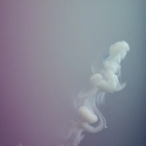 tiny delicate smoke and steam, beautiful composition, centered in frame, smoke effect, steam effect, pastel colors, plain solid color, highly intricate, extremely ornate, highly detailed, photorealistic, chiaroscuro, aesthetic layout, monochrome pantone, minimalist photography, hyper realistic, octane render, minimalist art