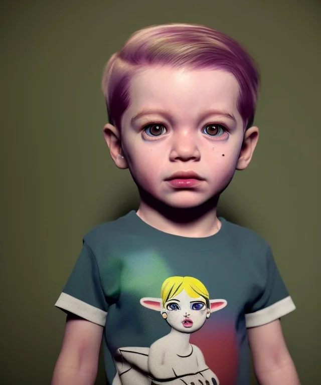 picasso toddler, full body, dramatic lighting, hyper realistic