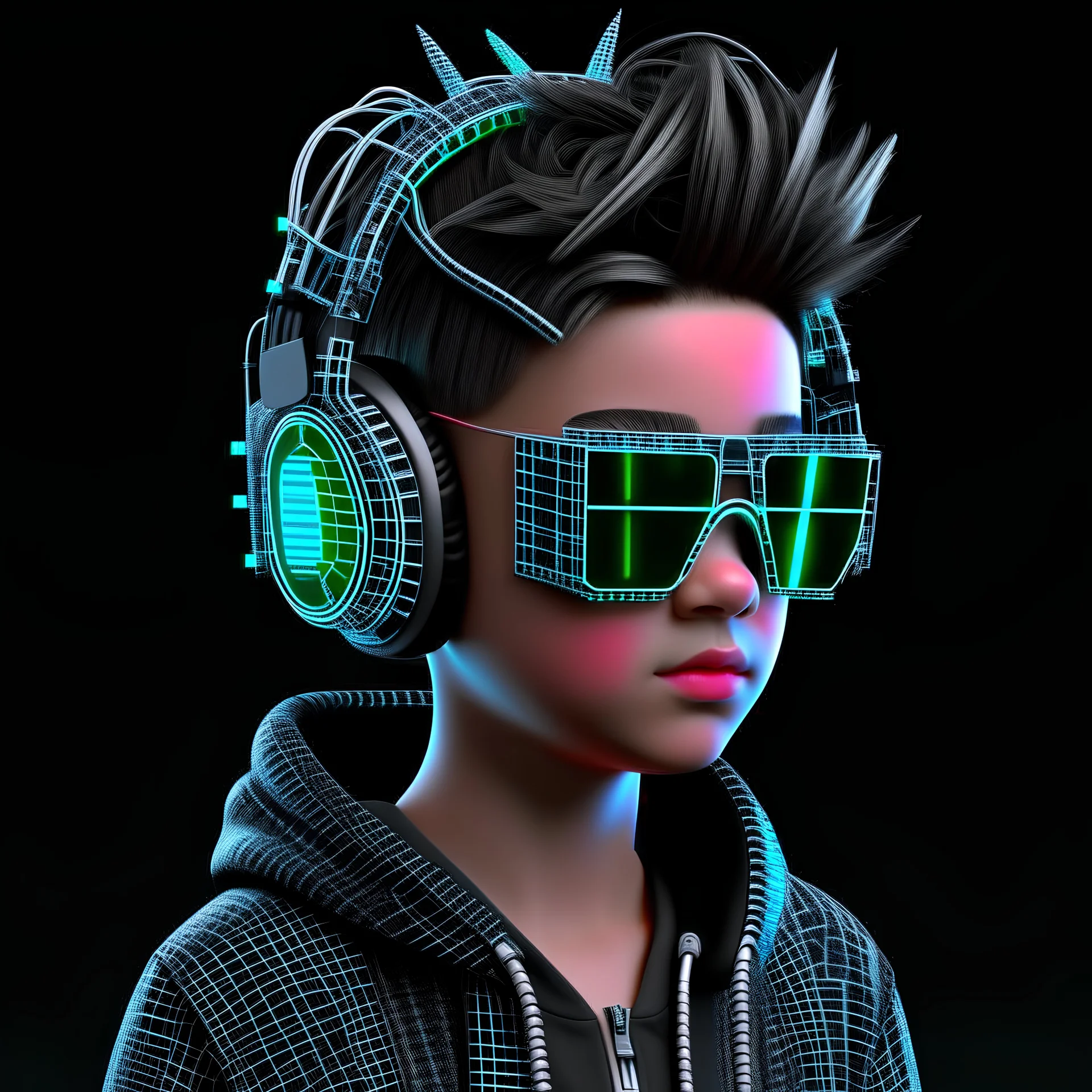 Boy cyber 3D